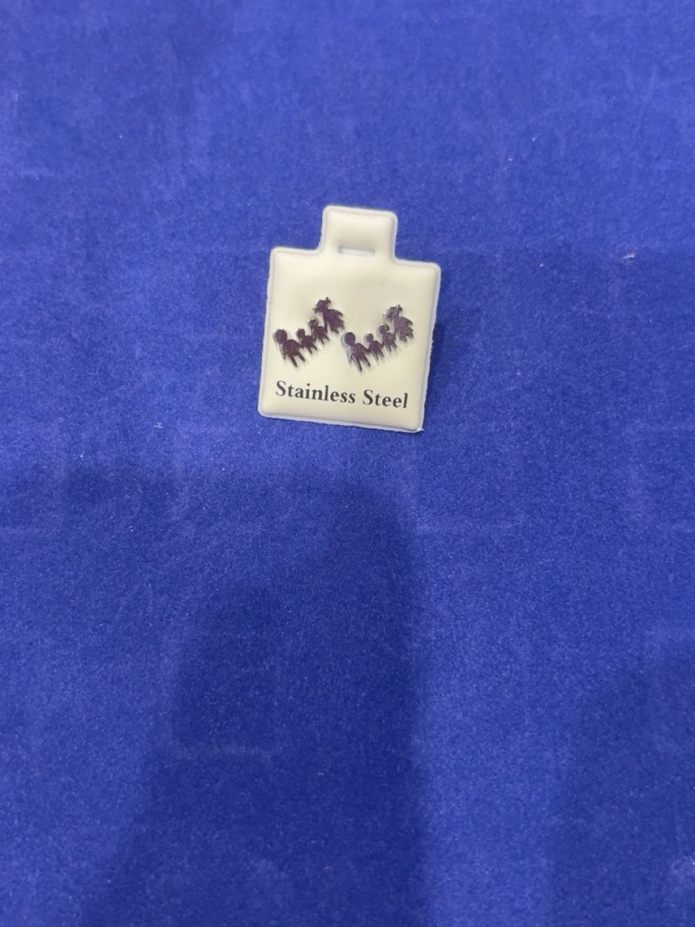 Silver Stainless Steel Stud Earrings